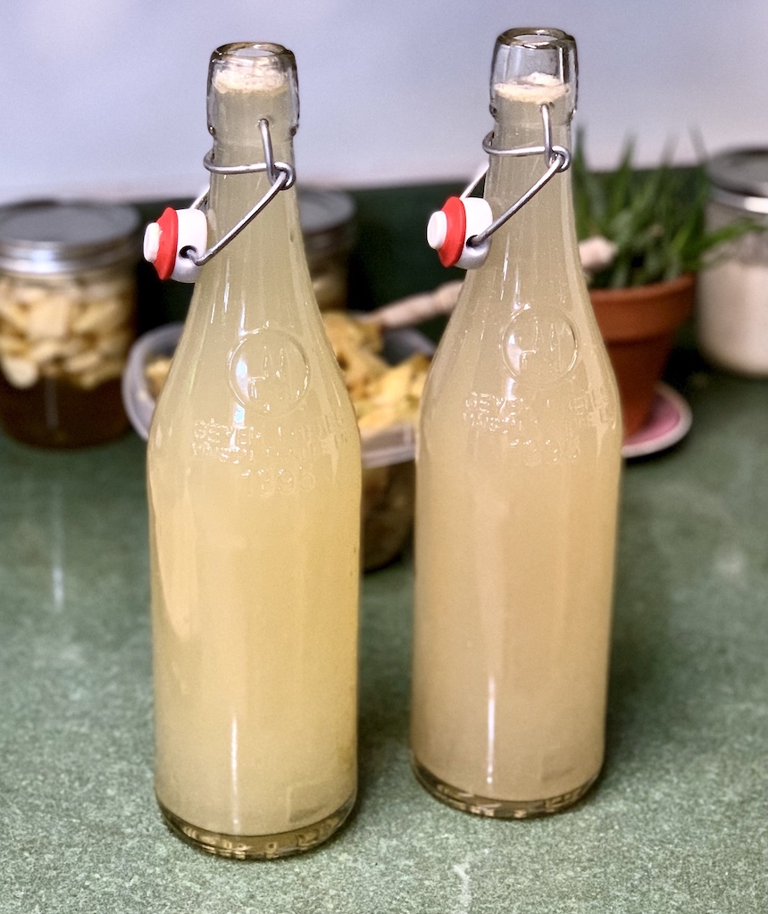 2 bottles of homemade apple cider vinegar 